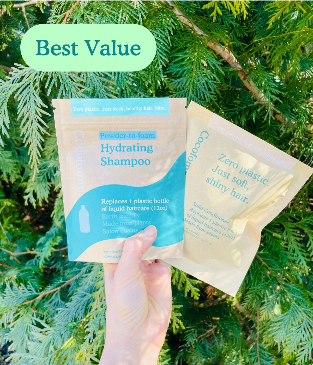 The Zero Waste Duo - Shampoo & Conditioner